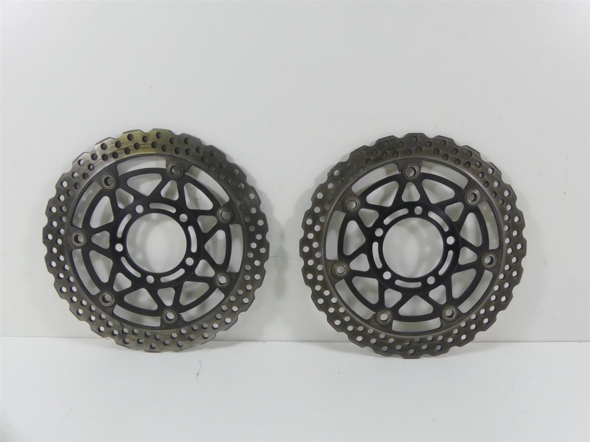 2008 Kawasaki ZX6R ZX6 R Ninja Front Brake Rotor Disc Set 41080-0077-5C {{ shop.shopifyCountryName }} - Mototech271