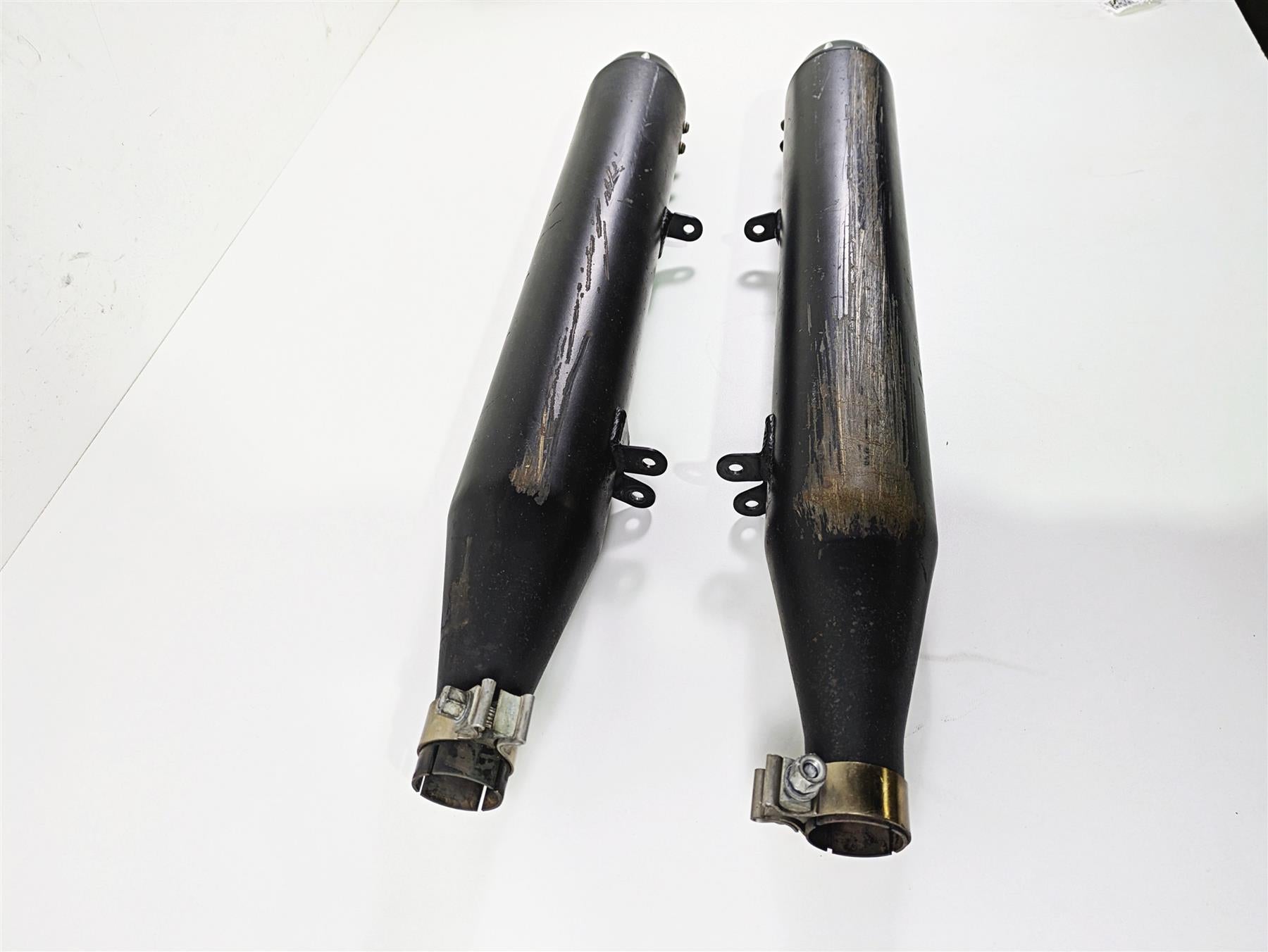 2012 Harley VRSCF Muscle V Rod Slip-On Exhaust Pipe Muffler Set {{ shop.shopifyCountryName }} - Mototech271