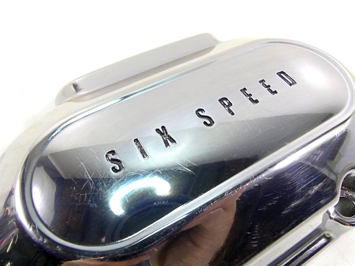 2014 Harley FXDL Dyna Low Rider Clutch Side Chrome Transmission Cover 37126-06 {{ shop.shopifyCountryName }} - Mototech271
