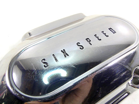 2014 Harley FXDL Dyna Low Rider Clutch Side Chrome Transmission Cover 37126-06 {{ shop.shopifyCountryName }} - Mototech271