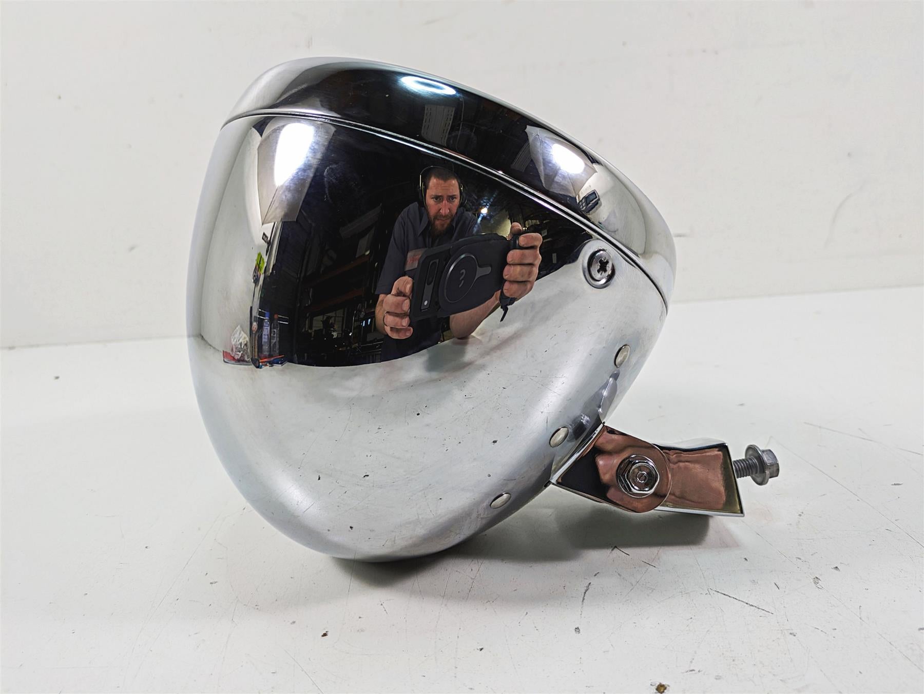 2011 Triumph America Headlight Head Light Lamp Lens & Mount T2701130 {{ shop.shopifyCountryName }} - Mototech271