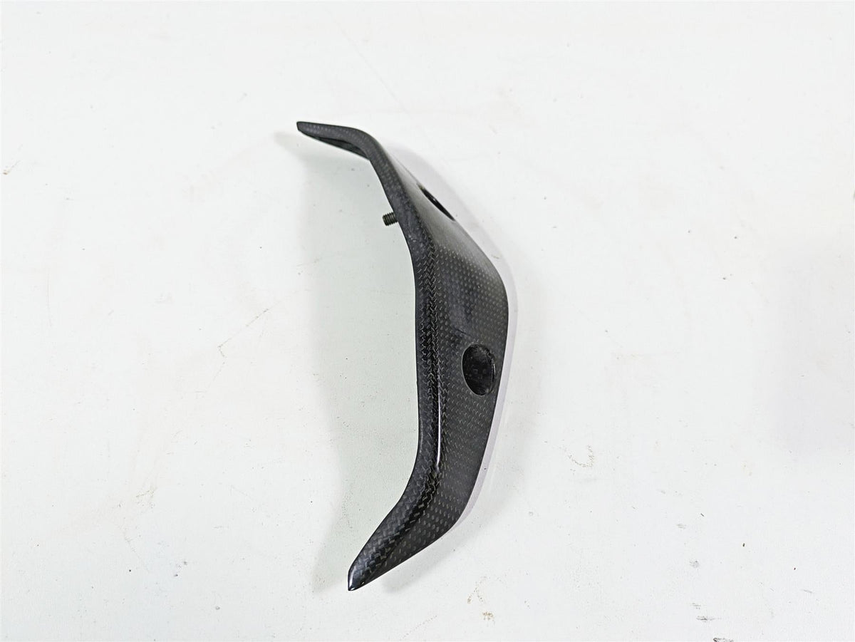 2009 Ducati Multistrada 1100 S Rear Above Exhaust Carbon Fiber Cover PM19958 {{ shop.shopifyCountryName }} - Mototech271