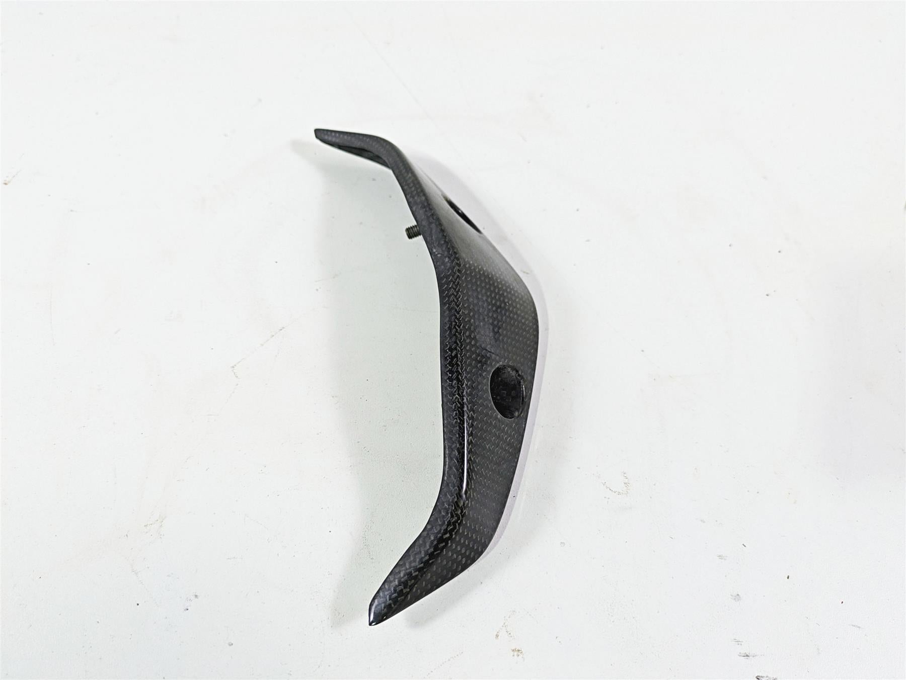 2009 Ducati Multistrada 1100 S Rear Above Exhaust Carbon Fiber Cover PM19958 {{ shop.shopifyCountryName }} - Mototech271