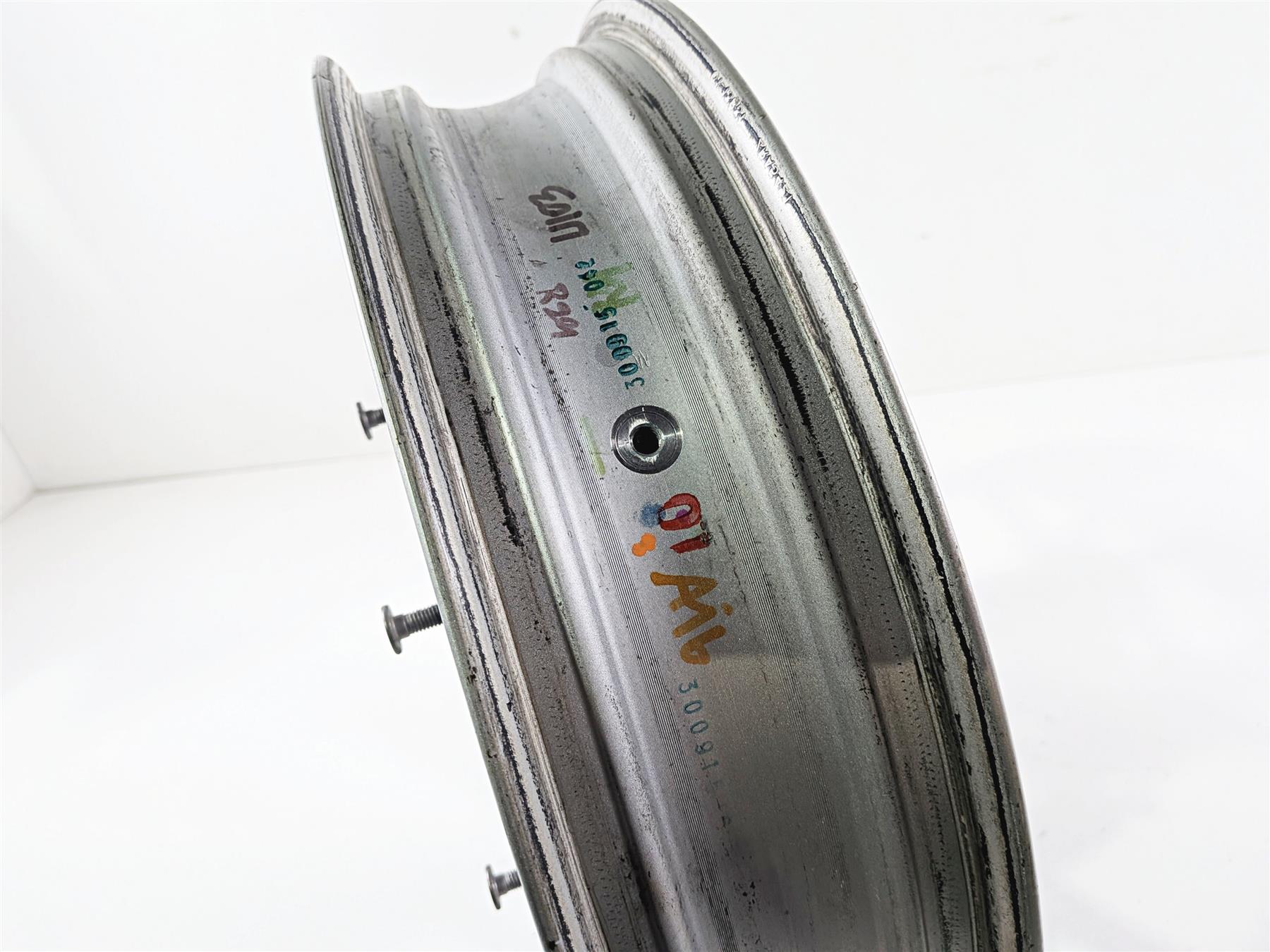 2016 BMW R1200RT RT RTW K52 Front Wheel Rim 17x 3.5 Straight 36318538086 {{ shop.shopifyCountryName }} - Mototech271