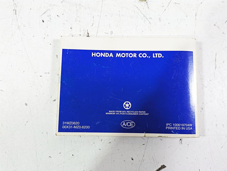 1998 Honda GL1500 Valkyrie Tour Owners Manual 00X31-MZ0-6200 {{ shop.shopifyCountryName }} - Mototech271