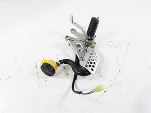 2005 Kawasaki ZX12R Ninja Right Footpeg & Brake Master Cylinder 35063-0069-458