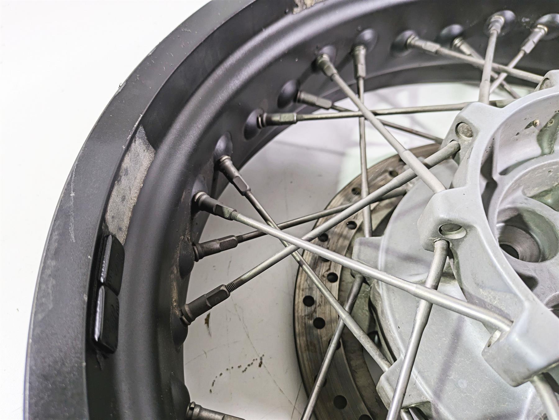 2016 Moto Guzzi Stelvio 1200 8V NTX Straight 17x4.25 Rear Wheel Spoke Rim {{ shop.shopifyCountryName }} - Mototech271