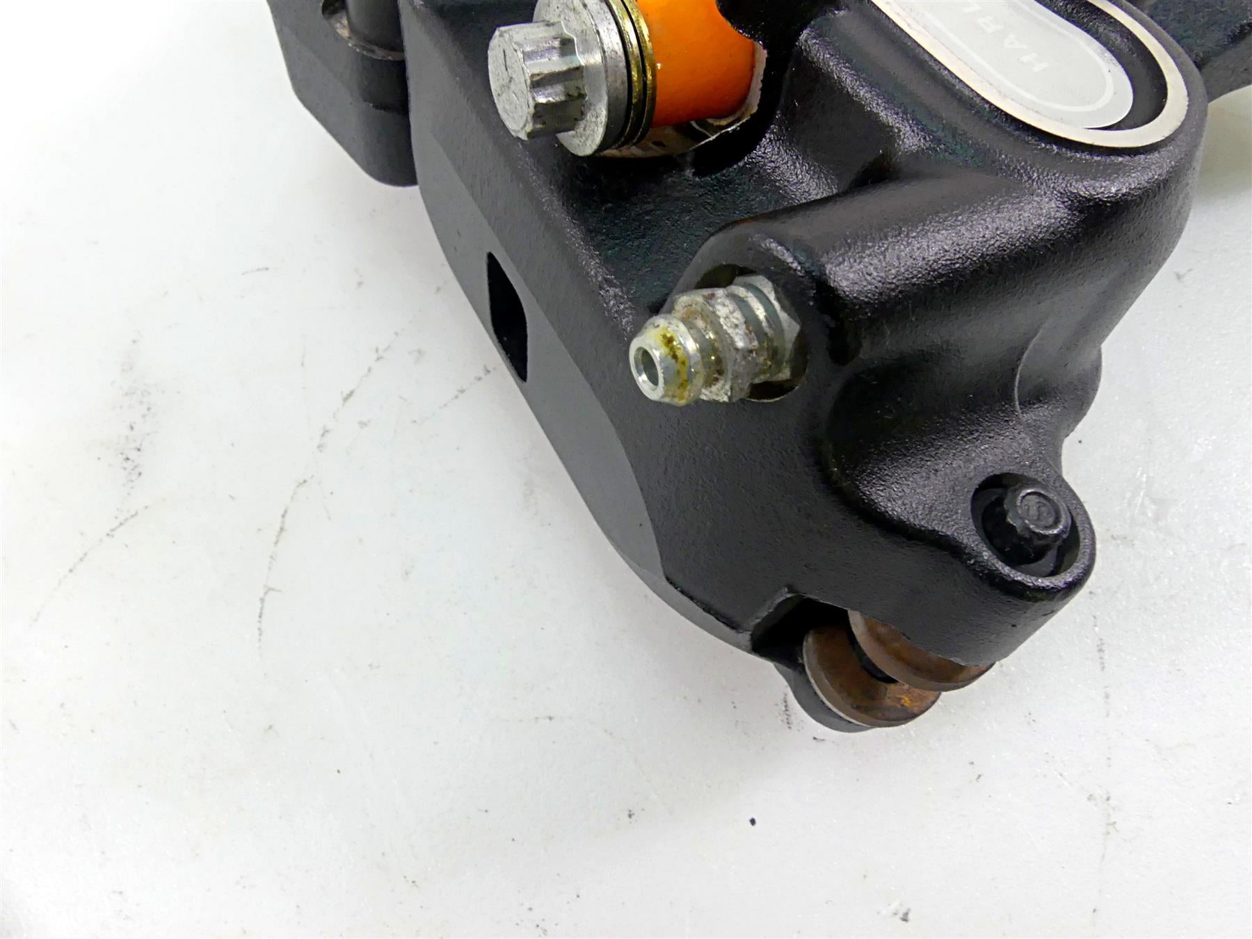 2010 Harley FXDF Dyna Fat Bob Nice Rear Brake Caliper & Bracket 40908-08 {{ shop.shopifyCountryName }} - Mototech271