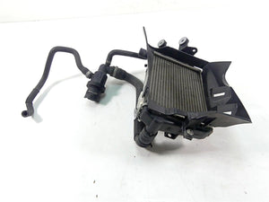 2014 BMW R1200GS K50 Left Radiator + Thermostat  Fan Cover Set 17118523116 | Mototech271