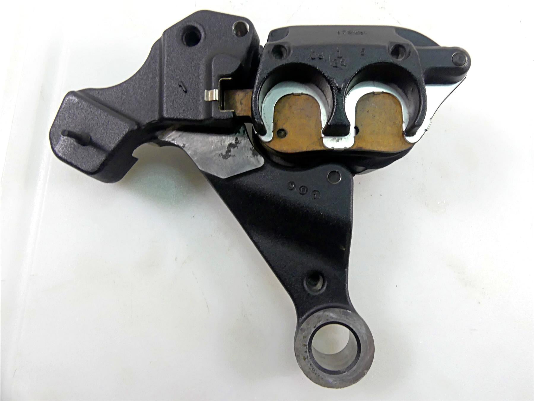 2010 Harley FXDF Dyna Fat Bob Nice Rear Brake Caliper & Bracket 40908-08 {{ shop.shopifyCountryName }} - Mototech271