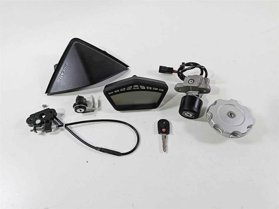 2016 Ducati Hypermotard 939 SP Ignition Switch Key Speedo Dash 10K 40611222B-Mototech271