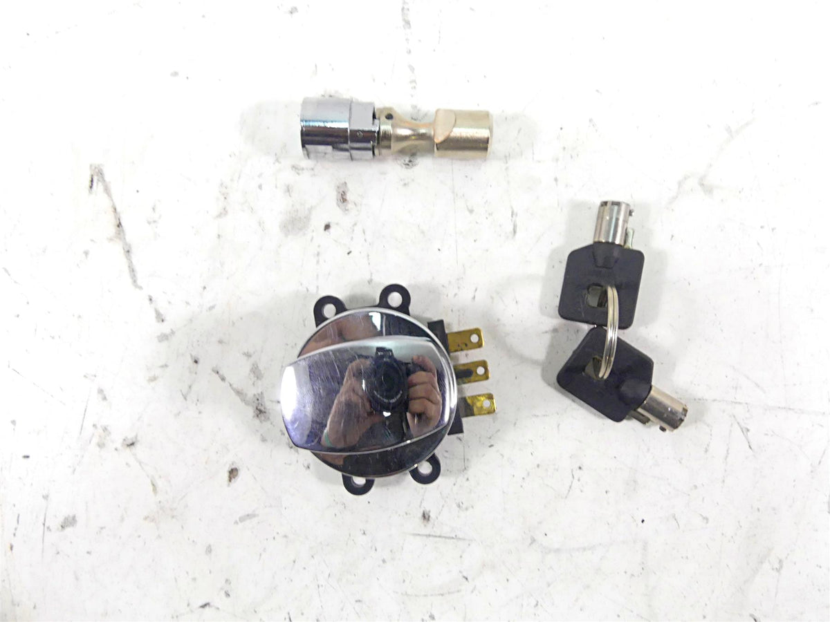 2006 Harley Softail FXSTSI Springer Ignition Switch Key Steering Lock 71450-04 {{ shop.shopifyCountryName }} - Mototech271
