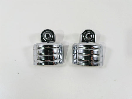 2003 Honda V-Twin VTX1800 C Kuryakyn Chrome Rear Shock Top Covers 8261 {{ shop.shopifyCountryName }} - Mototech271