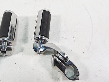 1999 Harley Touring FLHTC Electra Glide Eagle Chrome Highway Foot Peg Set {{ shop.shopifyCountryName }} - Mototech271