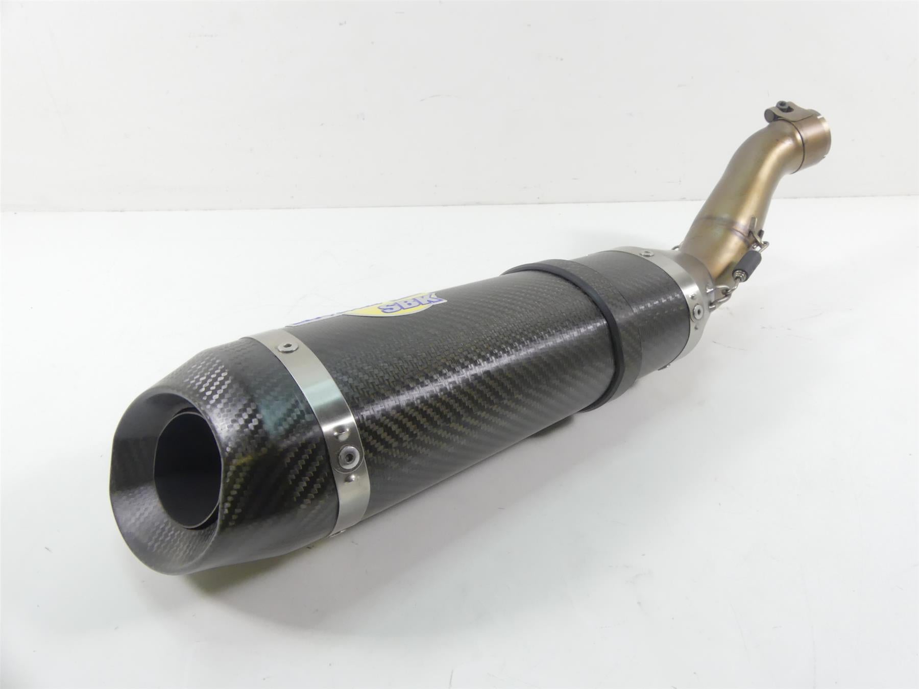 2015 Triumph 1050 Speed Triple R Leo Vince SBK Carbon Exhaust Pipe 8514S#1 {{ shop.shopifyCountryName }} - Mototech271
