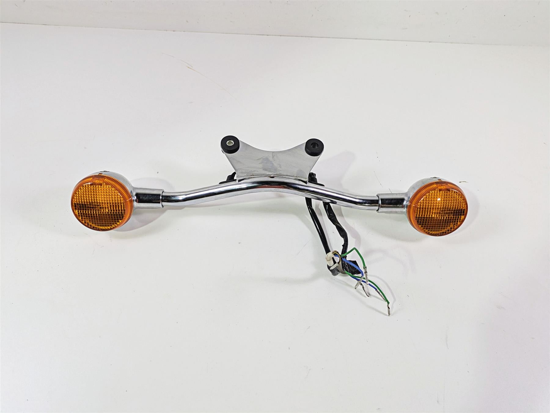 2008 Kawasaki VN1600 Vulcan Nomad Front Blinker & Mount Bracket Set 23051-0001