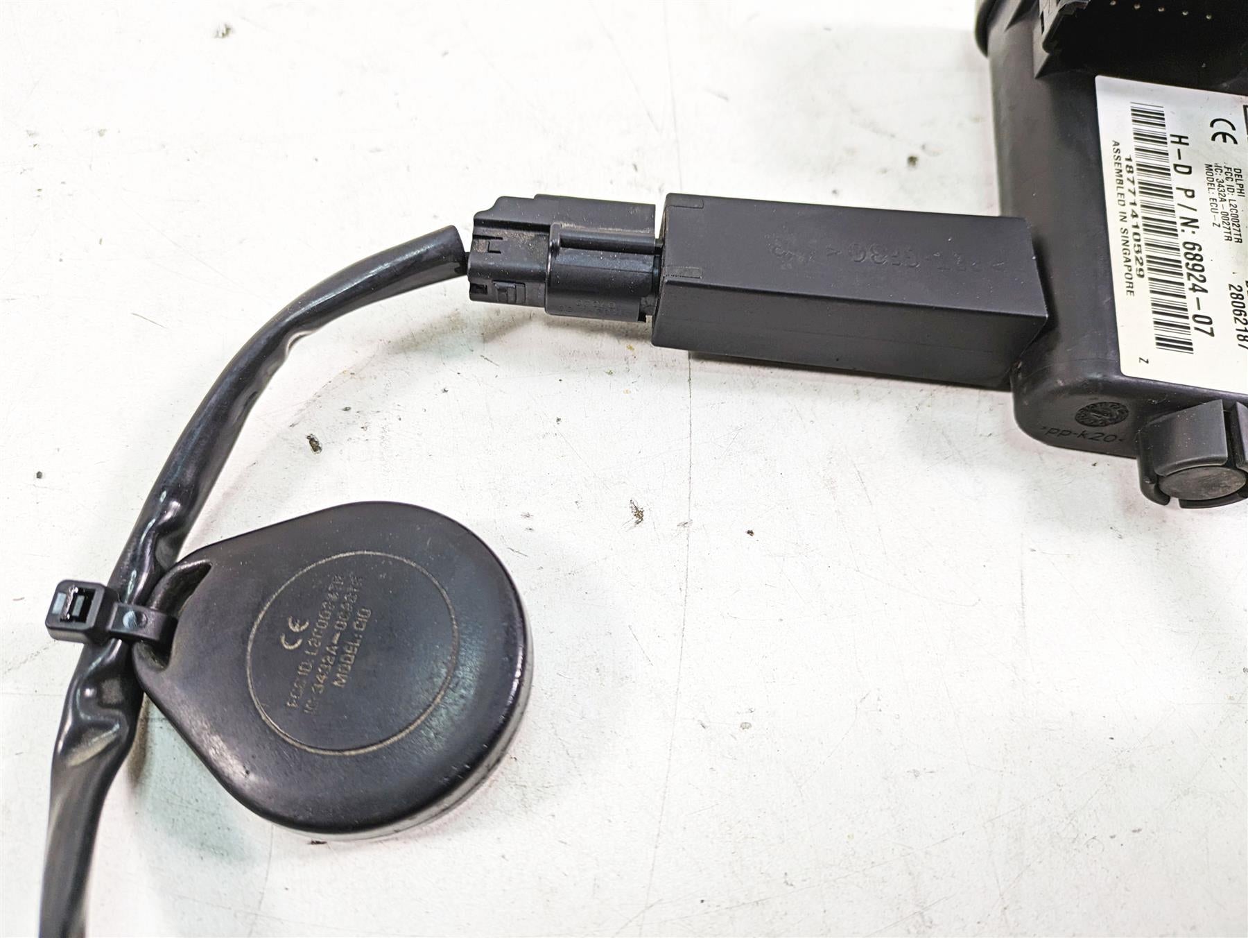 2007 Harley Sportster XL1200 C Tssm Turn Signal Security Module + Fob 68924-07 {{ shop.shopifyCountryName }} - Mototech271
