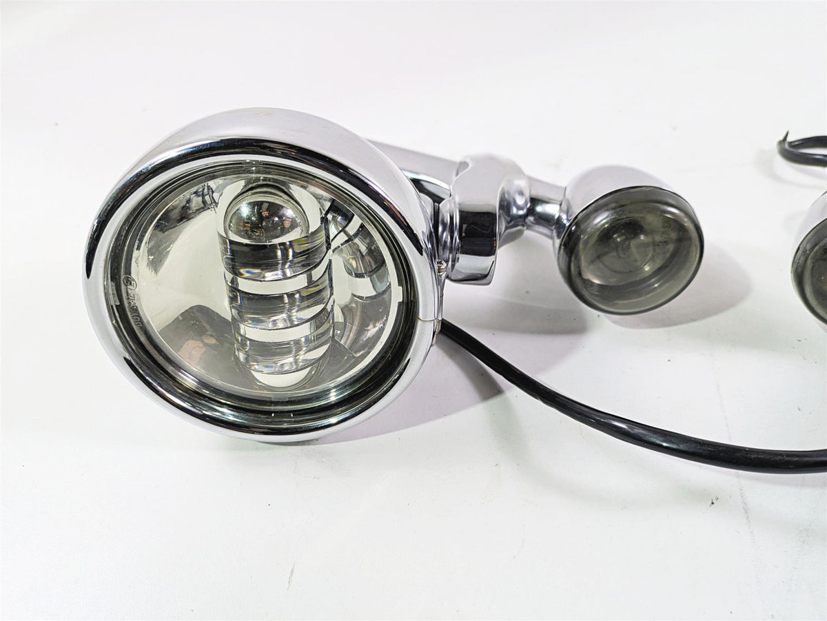 2007 Harley Touring FLHRSE CVO Road King Front Spotlight Turn Signals 68614-03 {{ shop.shopifyCountryName }} - Mototech271