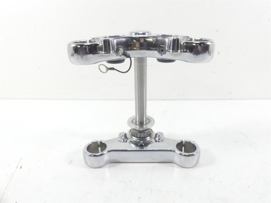 2000 Harley Dyna FXR4 CVO Super Glide Upper Lower Triple Tree Set 46183-99 {{ shop.shopifyCountryName }} - Mototech271