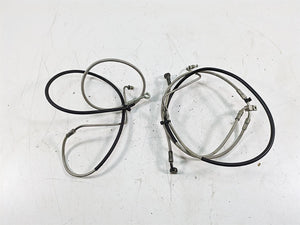 2014 Moto Guzzi California 1400 T Abs Front Brake Line Hose Set 887583 887582 | Mototech271