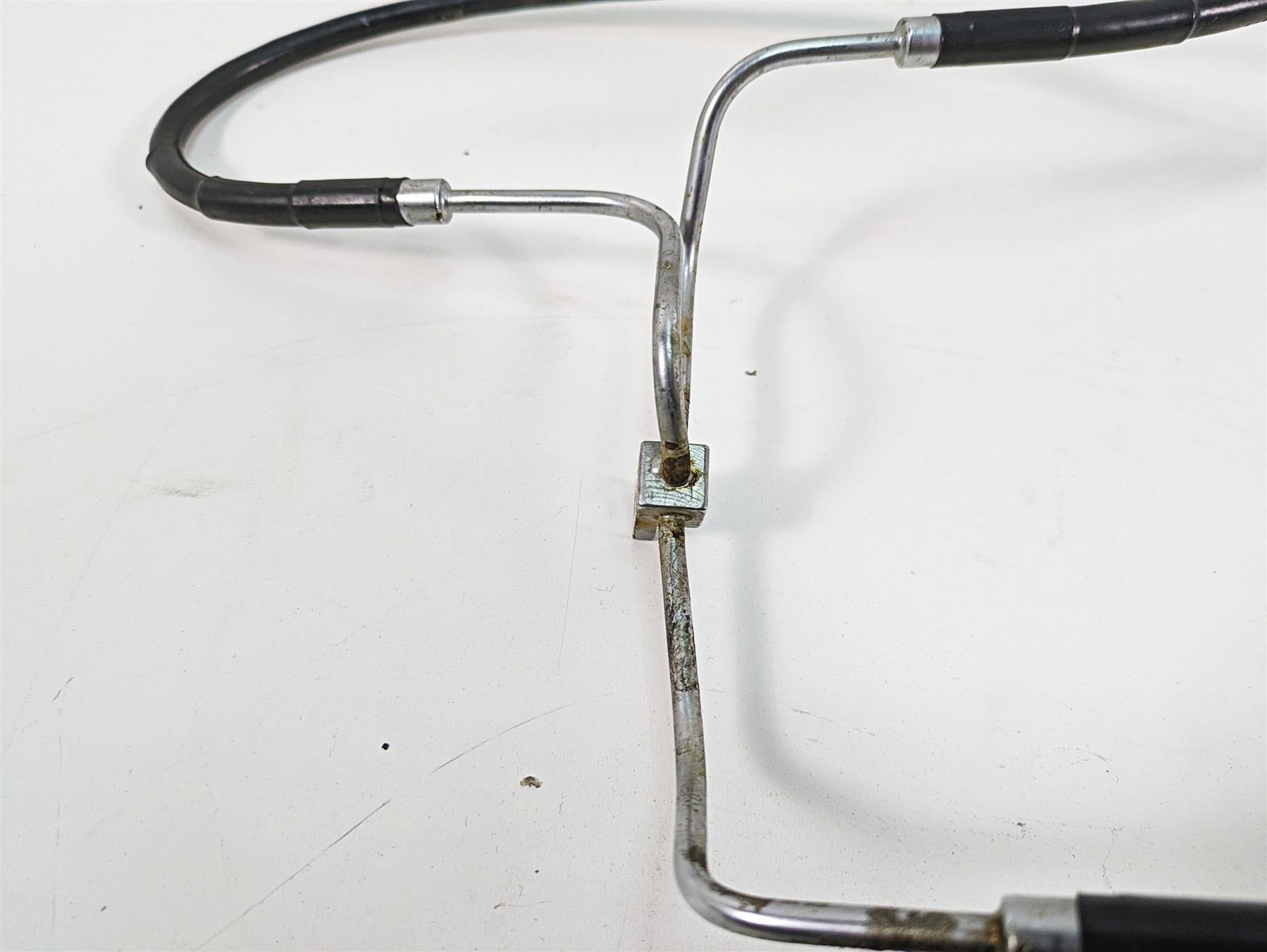 2009 Harley FXDF Dyna Fat Bob Brake Line Clutch Throttle Cable Set 9.5" Riser {{ shop.shopifyCountryName }} - Mototech271