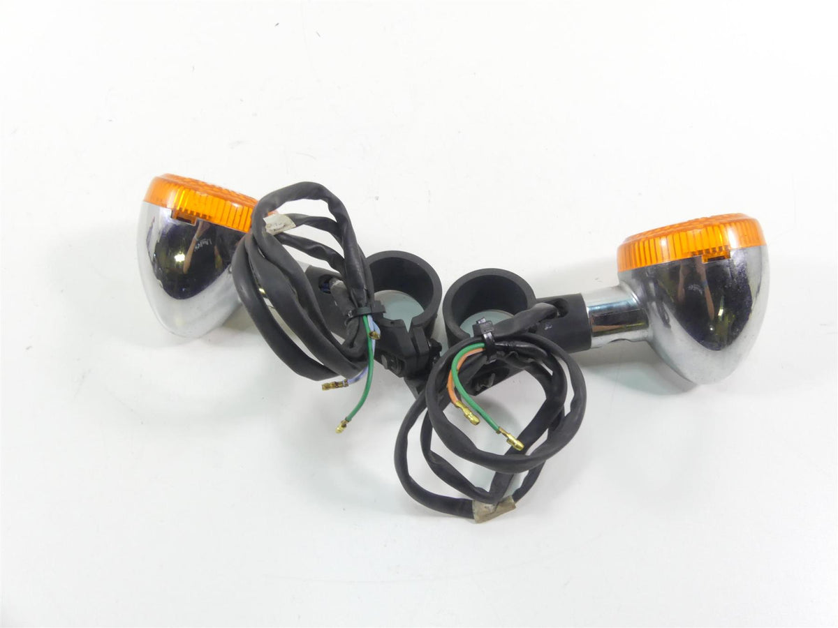 1998 Honda Shadow VT1100T Front Blinker Turn Signal Indicator Set 33400-MAH-671 {{ shop.shopifyCountryName }} - Mototech271