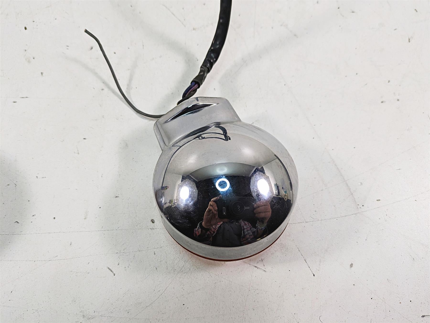 2013 Harley Softail FLSTC Heritage Classic Front Blinker Turn Signals 68766-94 {{ shop.shopifyCountryName }} - Mototech271