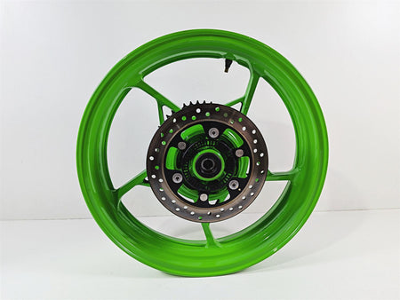 2024 Kawasaki EX500 Ninja 40th An. Strght Green Rear Wheel Rim 17x4 41073-0753 {{ shop.shopifyCountryName }} - Mototech271