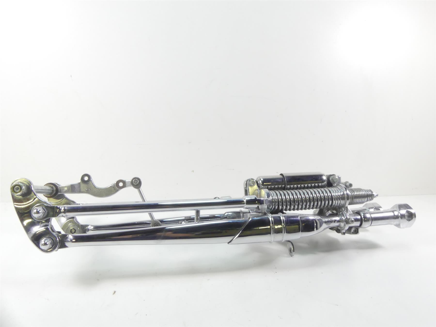 1993 Harley FXSTS Softail Springer Straight Front End Chrome Fork +Axle 45569-88 {{ shop.shopifyCountryName }} - Mototech271
