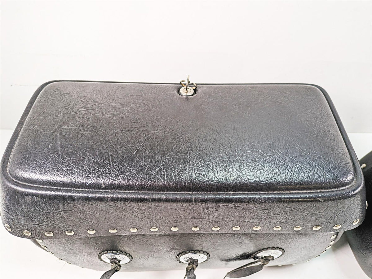 2006 Honda VT1100 C2 Shadow Leatherlyke Studded Saddlebag Saddle Bag Set ACC310 {{ shop.shopifyCountryName }} - Mototech271