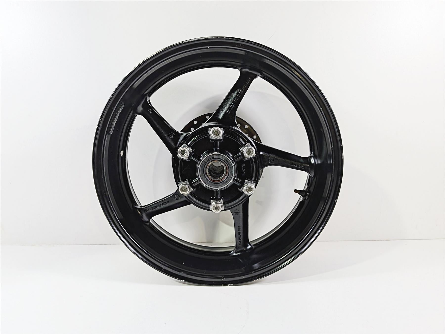 2008 Yamaha YZF R1 RN19 Straight Black Rear Wheel Rim 17x6 5VY-25338-00 {{ shop.shopifyCountryName }} - Mototech271