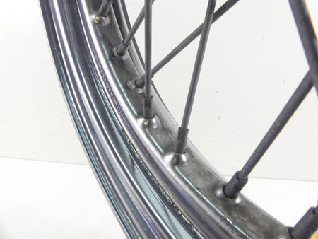2000 Harley Dyna FXR4 CVO Super Glide Front Chrome Wheel Rim 19x2.5 43547-05 {{ shop.shopifyCountryName }} - Mototech271