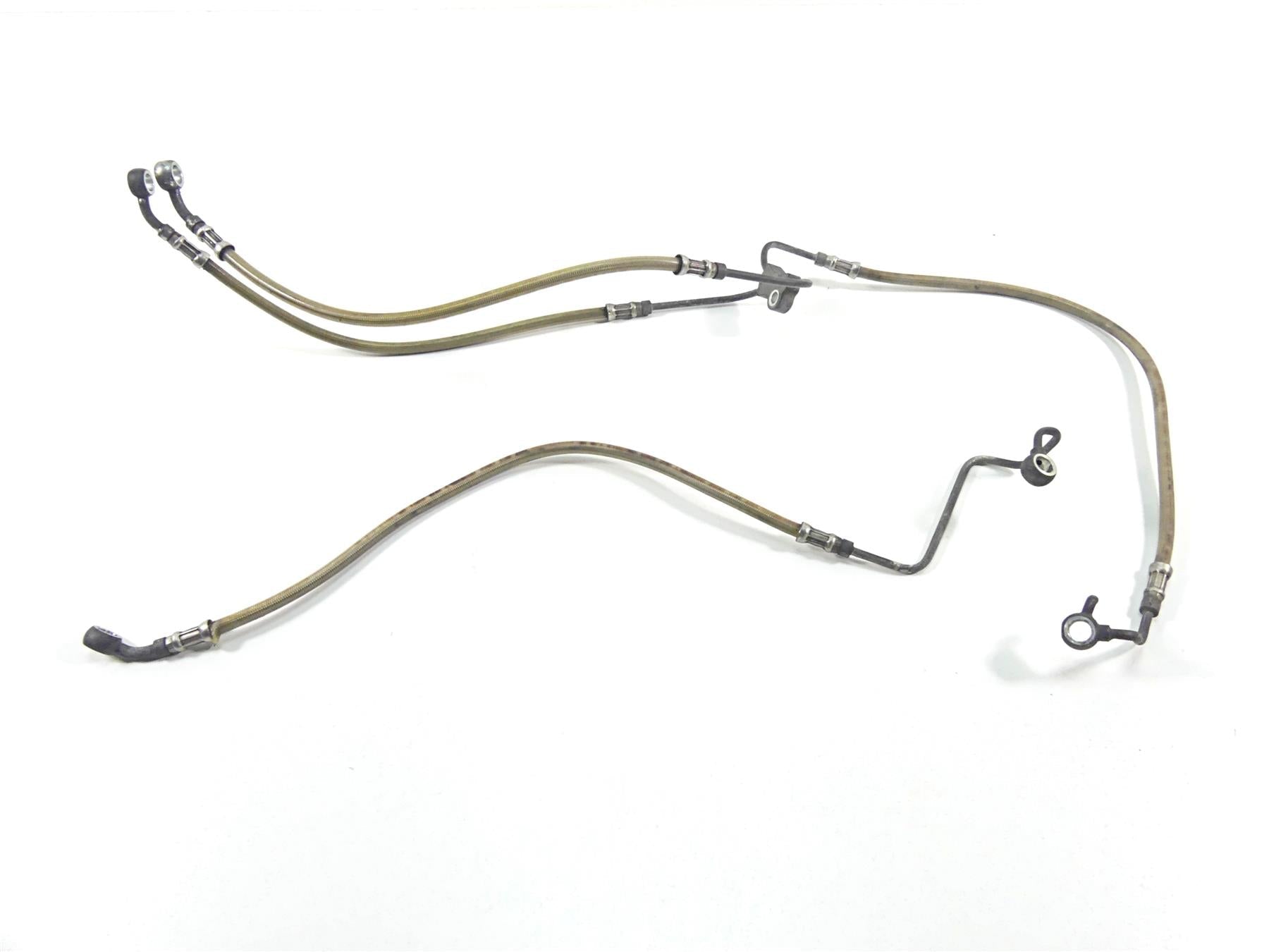 2014 Harley VRSCF Muscle V-Rod Front Abs Brake Line Hose Set 42022-09A 42021-09 {{ shop.shopifyCountryName }} - Mototech271