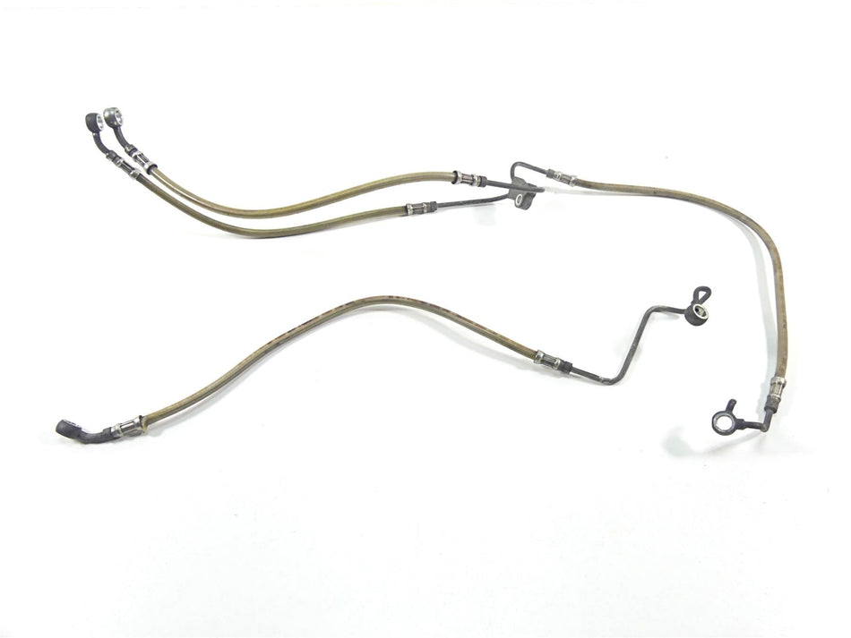 2014 Harley VRSCF Muscle V-Rod Front Abs Brake Line Hose Set 42022-09A 42021-09 {{ shop.shopifyCountryName }} - Mototech271