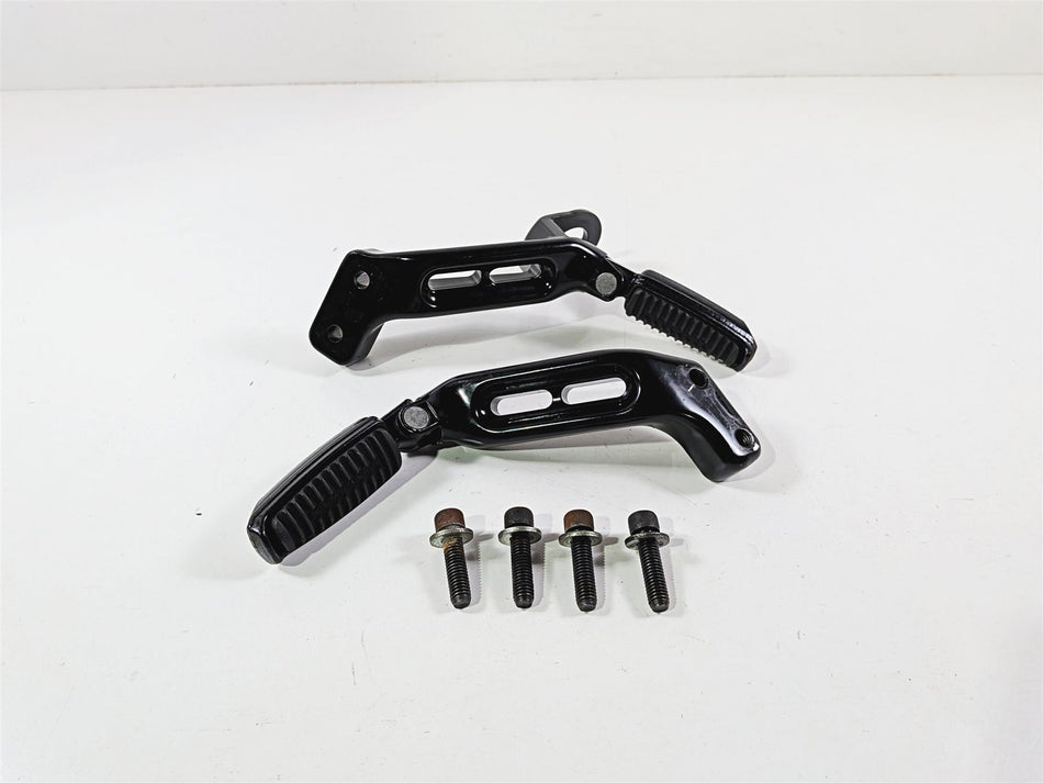 2009 Harley Davidson XR1200 Sportster Rear Passenger Foot Peg Set 51049-08 51048-08-Mototech271