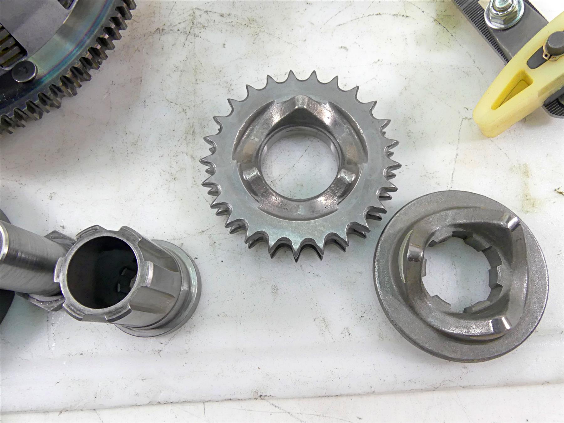 2004 Harley Touring FLHTCUI Electra Glide Primary Drive Clutch Kit 19k 37802-04A {{ shop.shopifyCountryName }} - Mototech271