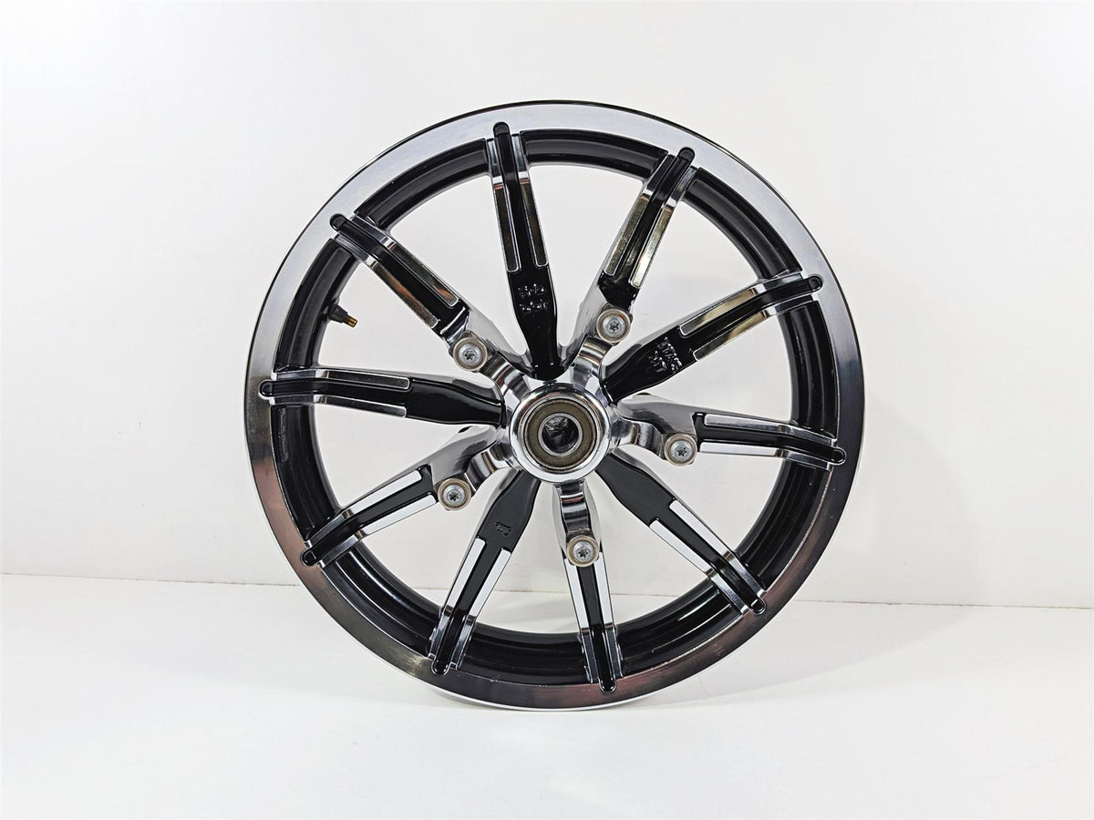 2018 Harley Touring FLHTCU Electra Glide Front Wheel Rim 17x3 Impeller Chrome 43300019-Mototech271