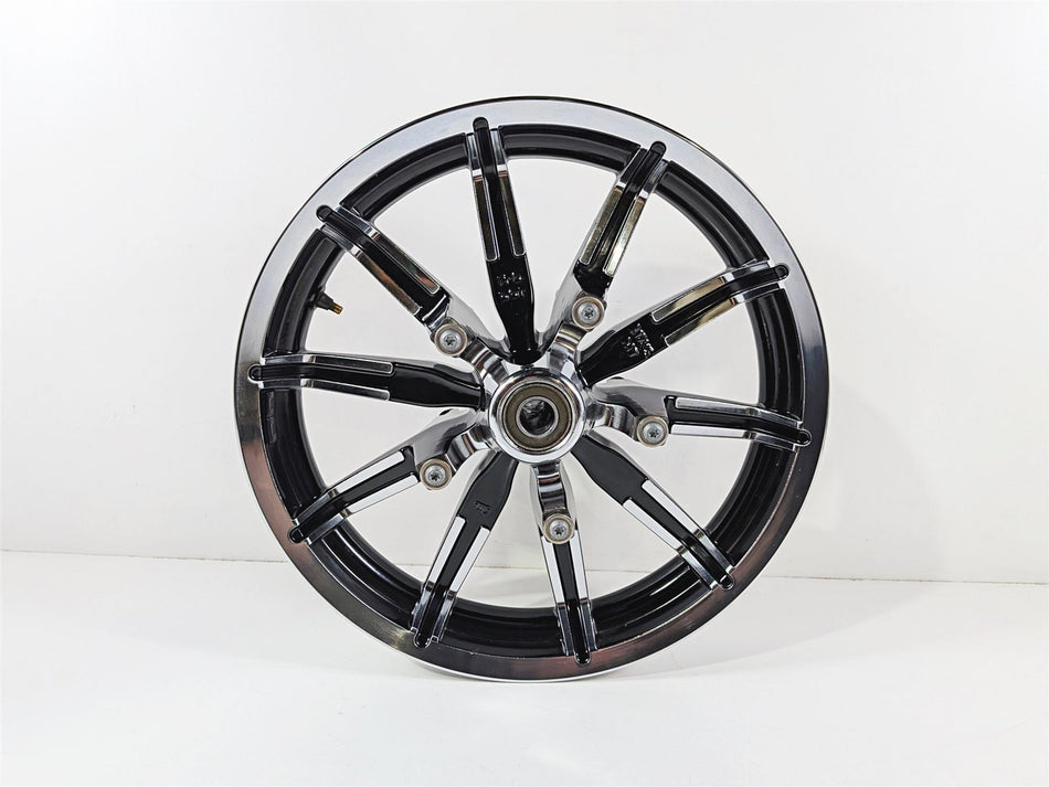 2018 Harley Touring FLHTCU Electra Glide Front Wheel Rim 17x3 Impeller Chrome 43300019-Mototech271
