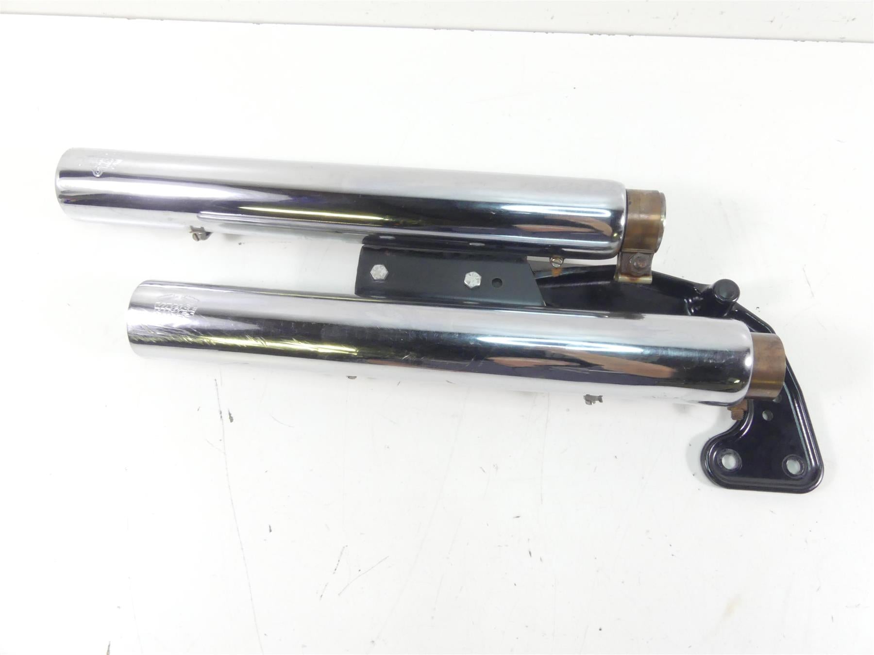 2016 Harley FLS Softail Slim Vance Hines Straightshots HS Slip-On Mufflers 16833