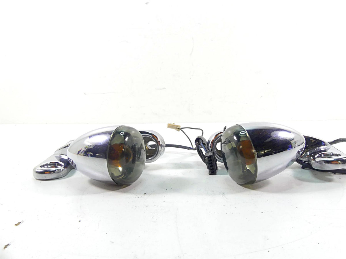 2007 Harley Touring FLHRSE CVO Road King Front Blinker Turn Signal Set 69548-06 {{ shop.shopifyCountryName }} - Mototech271