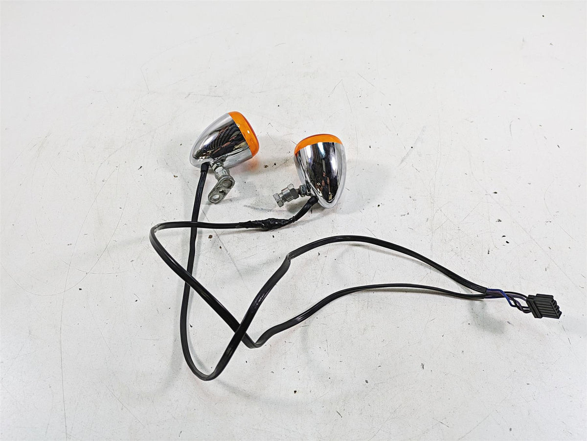2006 Harley FLSTI Softail Heritage Front Blinker Turn Signal Set - Read 68972-00 {{ shop.shopifyCountryName }} - Mototech271