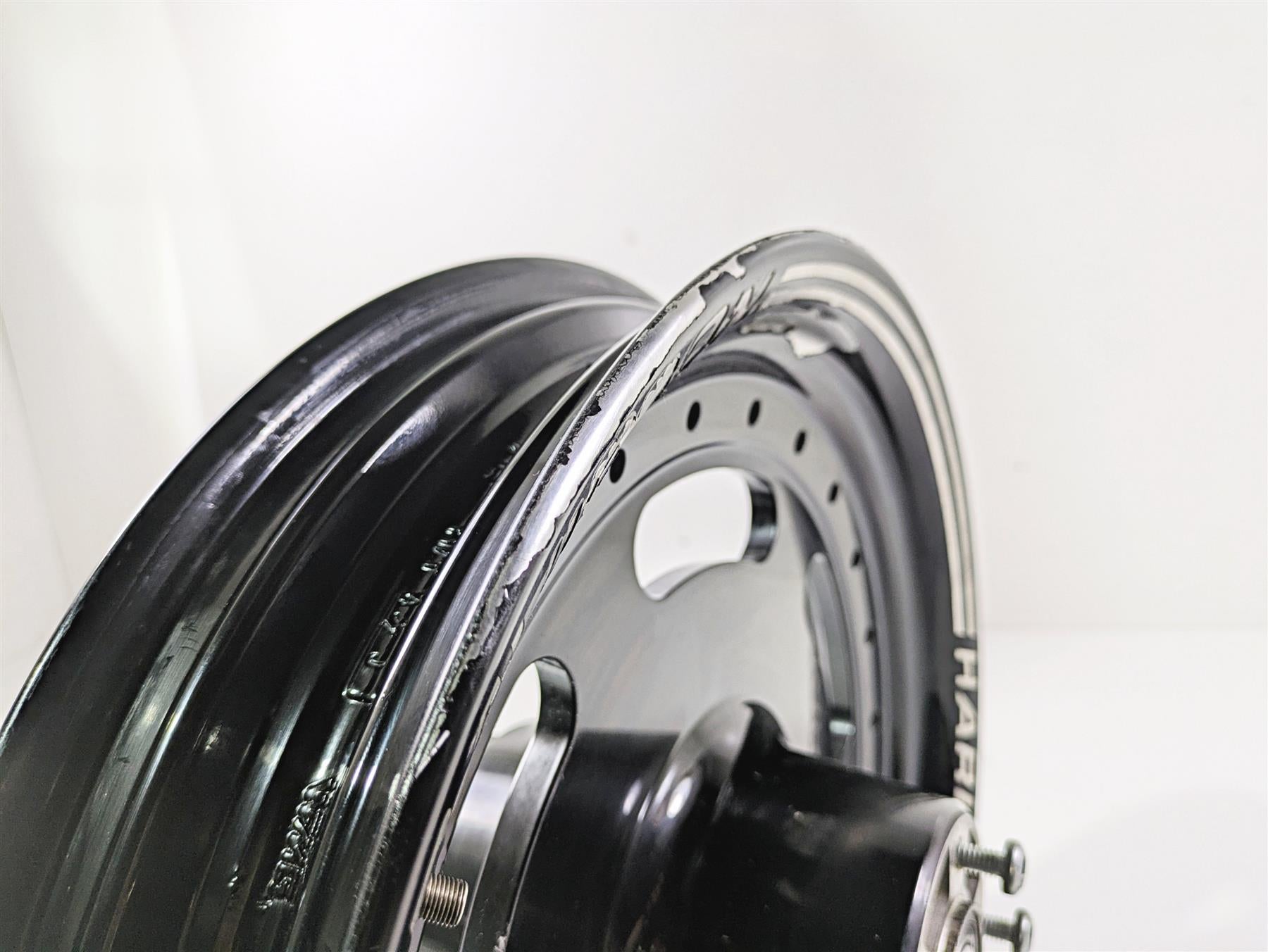 2016 Harley FXDF Dyna Fat Bob Front Wheel Rim 16x3 Black - Read 43300254 {{ shop.shopifyCountryName }} - Mototech271