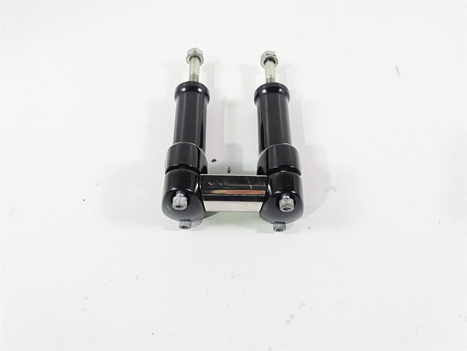 2014 Harley FXDF Dyna Fat Bob Handlebar Riser Holder Clamps 59783-08