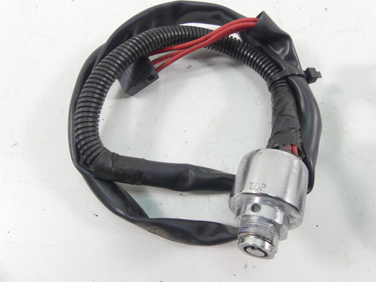 2008 Harley FXCWC Softail Rocker C Ignition Switch Steering Key Lock Set 71792-08 {{ shop.shopifyCountryName }} - Mototech271