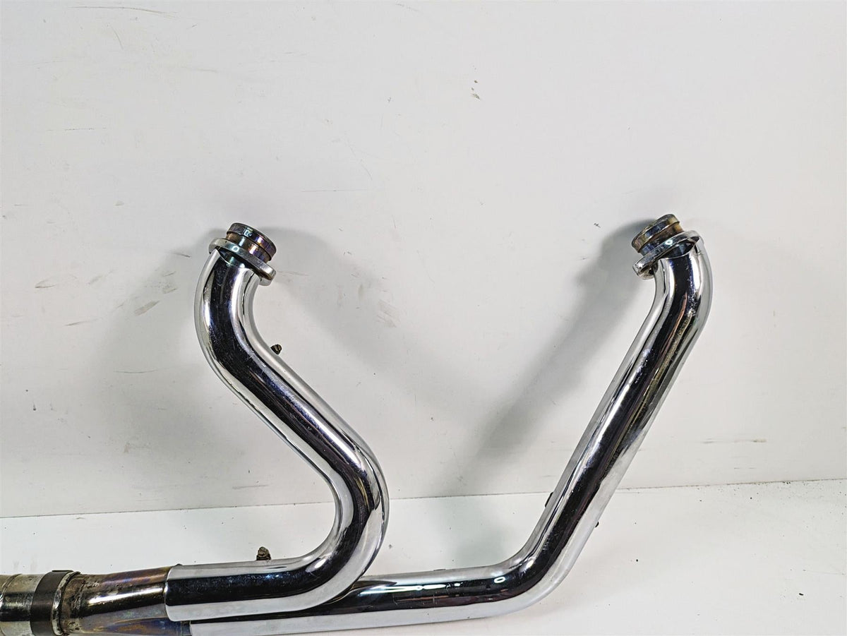Harley Davison Softail Oem 2 into 1 Exhaust Pipe System Kit -NO O2 Ports 65120-97 {{ shop.shopifyCountryName }} - Mototech271