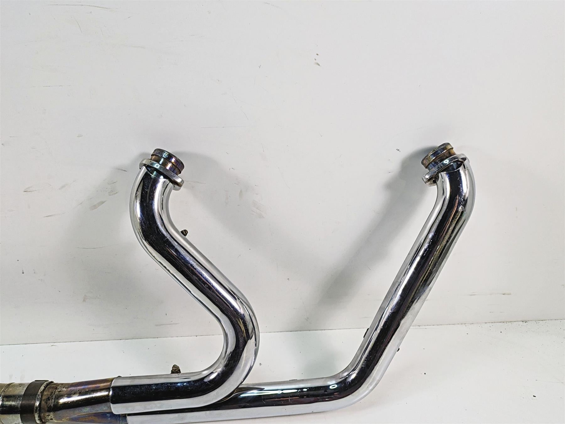 Harley Davison Softail Oem 2 into 1 Exhaust Pipe System Kit -NO O2 Ports 65120-97 {{ shop.shopifyCountryName }} - Mototech271