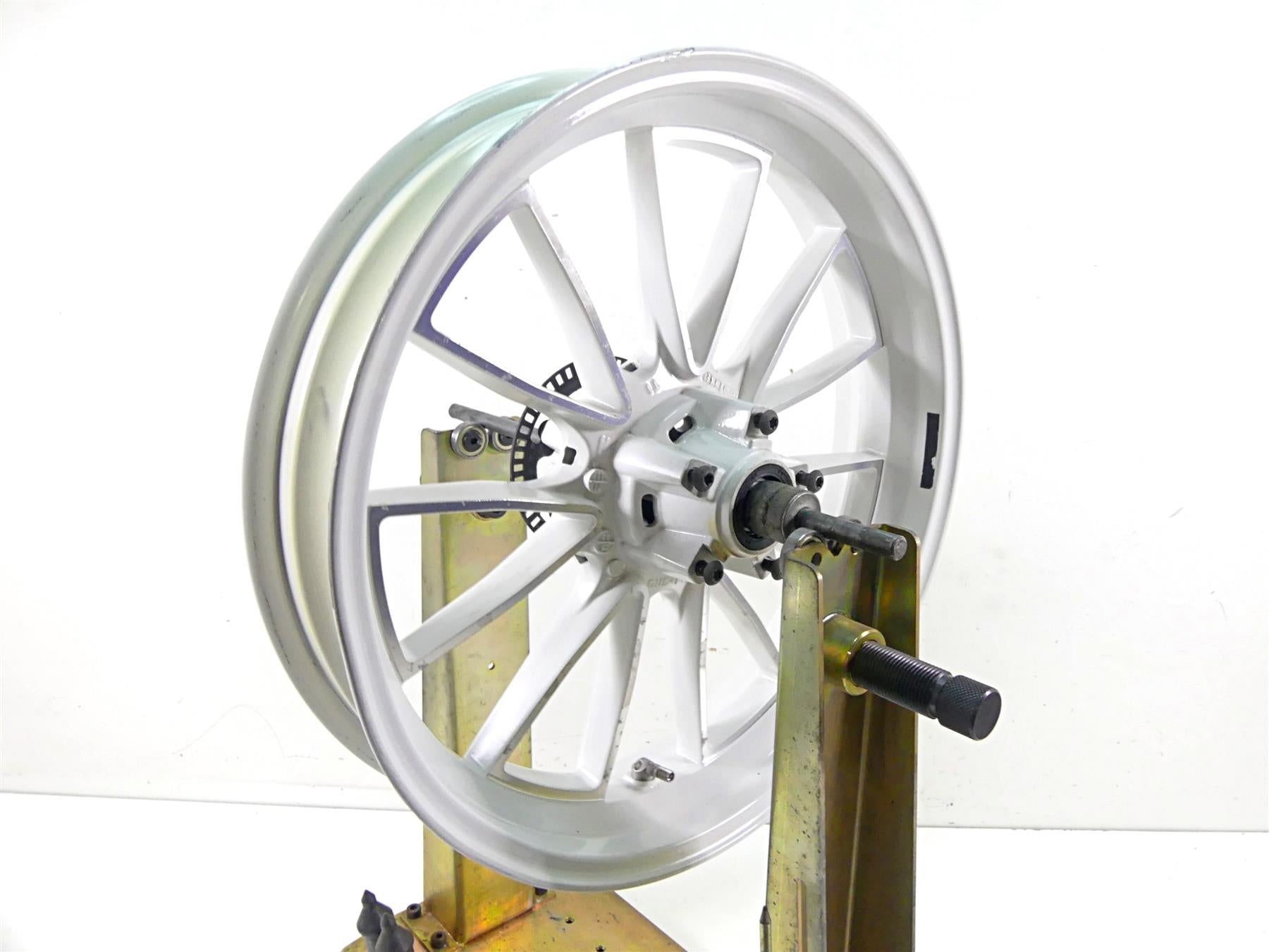 2013 Ducati Diavel Red Front Wheel Rim 17x3.5 - Dent 50121451A {{ shop.shopifyCountryName }} - Mototech271