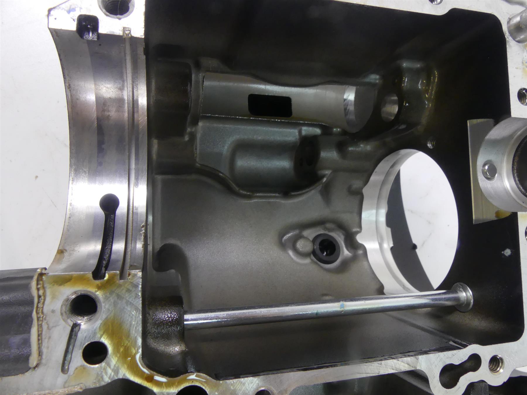 2019 Triumph Street Triple 765R Engine Crank Case Crankcase T1160976 {{ shop.shopifyCountryName }} - Mototech271
