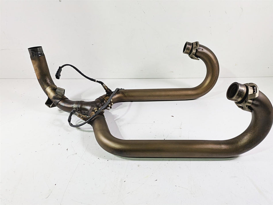 2016 Moto Guzzi Stelvio 1200 8V NTX Exhaust Header & Midpipe Set 897622 897623 {{ shop.shopifyCountryName }} - Mototech271
