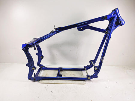 2009 Harley FXCWC Softail Rocker C Blue Straight Main Frame Chassis With Clean Arizona Title 47167-08 {{ shop.shopifyCountryName }} - Mototech271